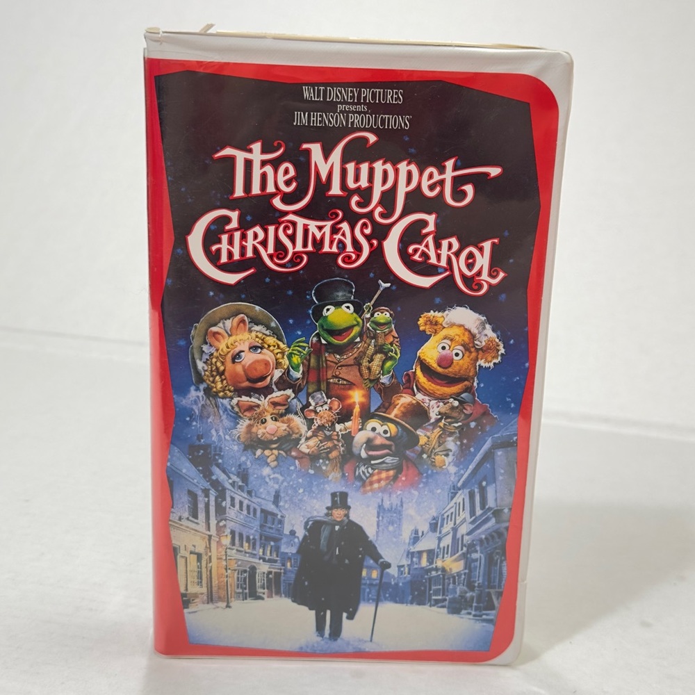 The Muppet Christmas Carol Walt Disney Jim Henson (VHS, 1993) clamshell case
